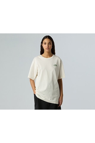 The North Face U Nse Slopes Relaxed S/s Tee-graphic Unisex Outdoor Tişörtü Nf0a8e4eqlı1 Beyaz Beyaz