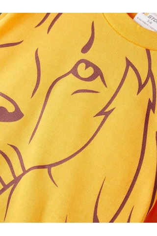 Galatasaray Aslan Baskılı Sweat Metin Oktay Baskı Kutulu 001