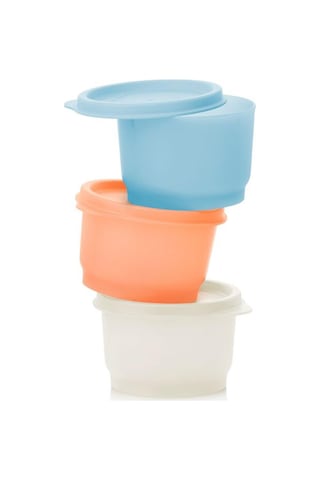 Tupperware Atıştırmalık Saklama Kapları 3'lü Set 110 x 3 ML Çok Renkli