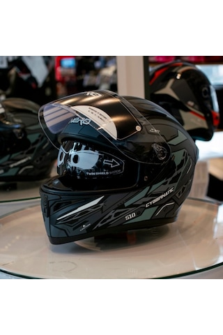 Nero 316 Full Face Motosiklet Kaskı Cyber Renkli