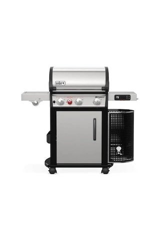 Weber Spirit Spx-335 Smart Gazlı Barbekü 3 Brülör Xl Sear Zone Weber Connect-177 Siyah