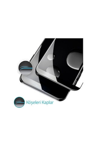Bufalo LG Uyumlu K41S Kavisli 5D Cam Ekran Koruyucu Siyah