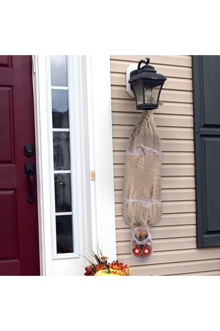 Mekan Süsü Etkinlik Objesi Dekoratif Obje Halloween Sensörlü Işıklı Hareketli Mumya 25x75 Cm