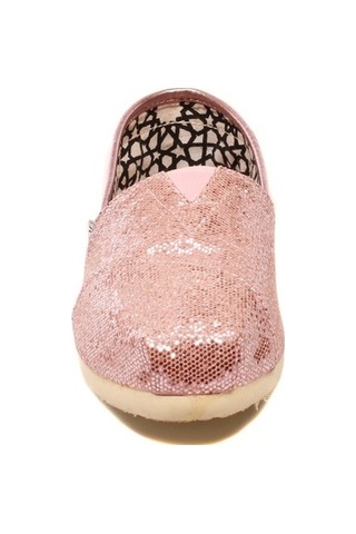 Toms Bayan Espadril Pink Glitter Pembe