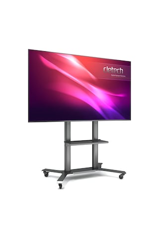 Cletech Raflı LCD TV / Monitör / Akıllı Tahta Ekranı Sehpası 55” – 86”