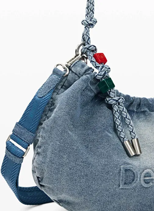 Desigual Mavi Kadın Omuz Çantası