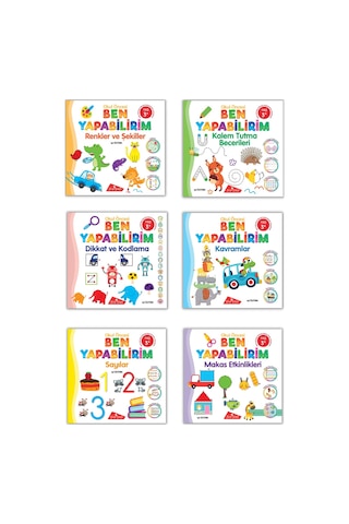 Bidibadi Yayınları Ben Yapabilirim Okul Öncesi Eğitim Seti 3 Yaş+