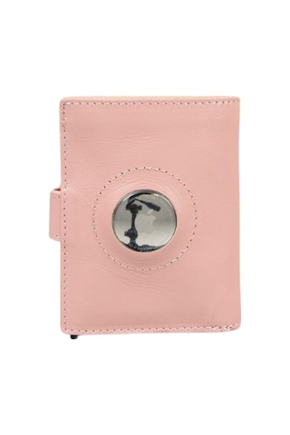 Palertag Deri Cüzdan, Apple Airtag Uyumlu Pembe Pembe