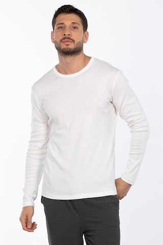 Barrels And Oıl Erkek Bisiklet Yaka Sweatshirt - Ekru Ekru