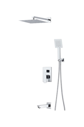 Hms Banyo Bataryası Dahil Ankastre Duş Seti Krom