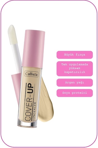Callista Cover Up Concealer Yoğun Kapatıcı Göz Altı Kapatıcısı - 03 Sand