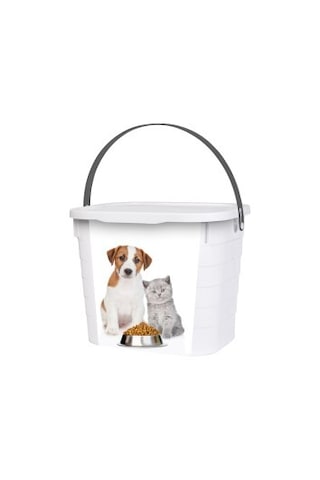 Herevin 7,3 Lt Köpek & Kedi Desenli Mama Kutusu 219 Mm X 270 Mm X 212 Mm