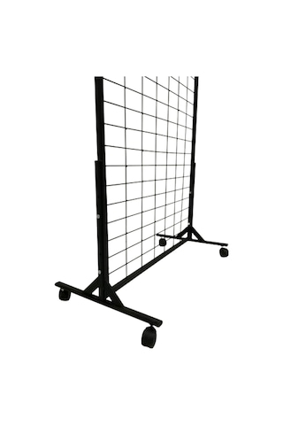 90x190 CM Tekerlekli Pano Stant, Çorap Standı, Aksesuar Standı