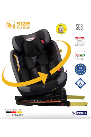 Holmer Kids Maxi Protect Aero 3D 360° Dönebilir Isofix 0  -  36 KG Oto Koltuğu