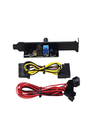 Masaüstü Bilgisayar Fan Hızı Denetleyicisi, Pcı Bit 3 Yollu Fan Denetleyicisi Kasa Fan Hızı Hub'ı