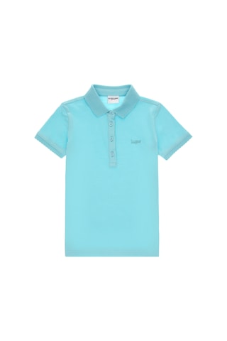 U.S. Polo Assn. Kız Çocuk Aqua Polo Yaka Basic Tişört 50306036-VR007