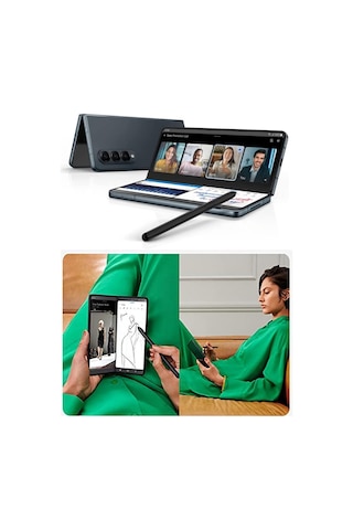 Samsung Uyumlu Galaxy Z Flip 4 S Pen İle Dokunmatik Stylus Kalem Ve Yedek Uç