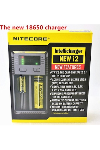 Nitecore İ2 İntelli Charger Li İon Şarj Cihazı