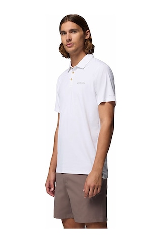 Columbia Am1495 Tech Trail Utility Polo Erkek T-shirt-32726 Beyaz