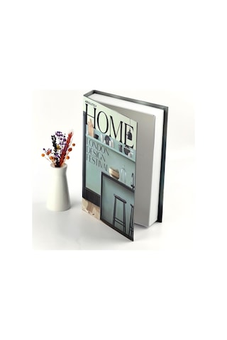 Kitap Görünümlü Dekoratif Kutu, Iskandinav Tarzı Kitap Şeklinde Saklama Kutusu, Ev Dekorasyonu, Modern Ev Dekorasyonu- Home - Dvdktpkt007