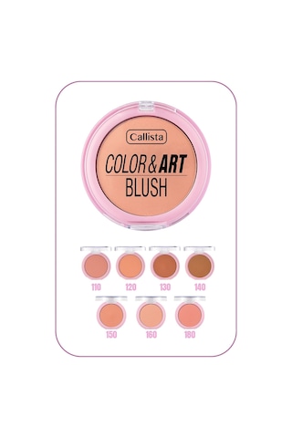 Callista Color Art Blush Toz Allık - 160 Rosy Glow