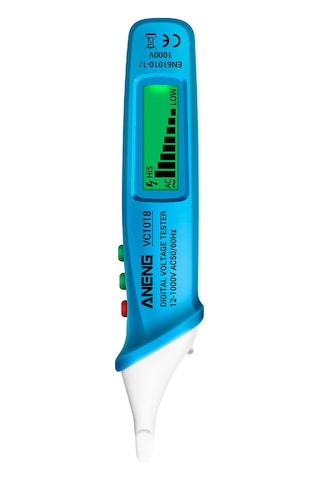 Yifomall Aneng Vc1018 Akıllı Voltaj Test Kalemi - 12-1000v Lcd Ekranlı, Sesli-uyarılı, Kablosuz Elektrik Kontrol Cihazı