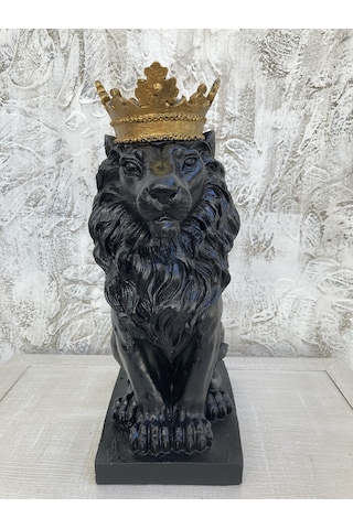 Aslan Taçlı Heykel, Biblo Siyah Büyük