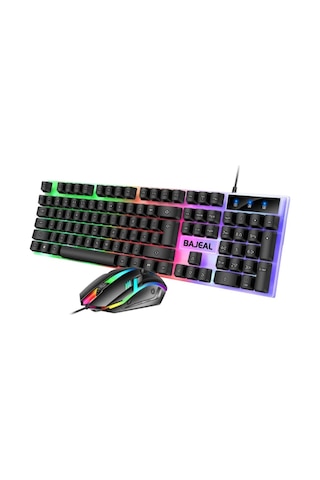 Maxgo 3111 Işıklı Q Klavye - Mouse - Rgb Aydınlatmalı Türkçe Klavye- Oyuncu Klavyesi