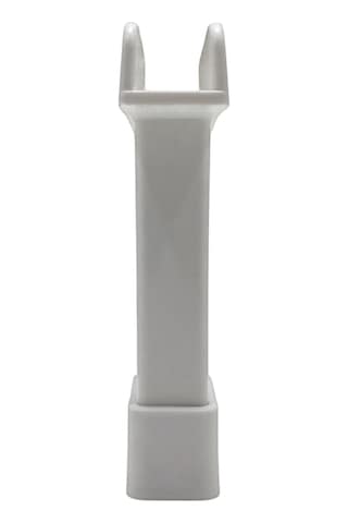 U Geçme Beyaz Plastik Ayarlı Ayak Mobilya Masa Ve Dolap Ayağı Beyaz 10cm 2 Adet Beyaz