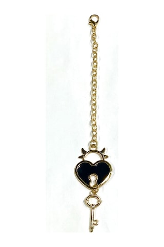 Karantuhafiye Metal Çanta Sallantı Süsü / 20 Cm / Slt4 Siyah