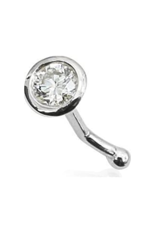 Pırlanta Hızma - G Renk 0,04 Karat 18 Ayar Beyaz