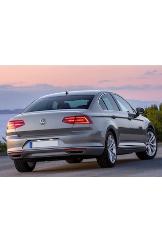 VW Passat B8 15-20 Arka Bagaj Kapak TDI Yazısı Kırmızı 3G0853675N