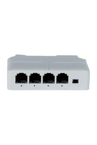 Sunshine011 100mbps 1 Giriş 3 Çıkış Poe Extender White Usb Destekli Cctv Kamera Ağ Güçlendirici Ev Ofis Güvenlik Sistemi Kolay Kurulum Dayanıklı Yapı