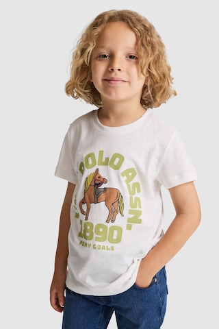 U.S. Polo Assn. Erkek Çocuk Tişört 50327000-vr256 İnci