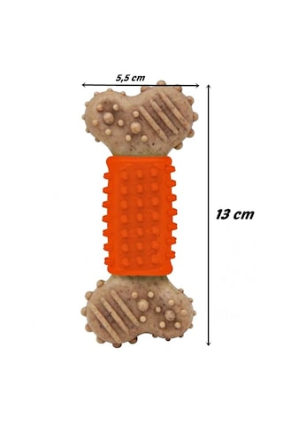 Tırtıklı Sert Kemik Köpek Oyuncağı 13 Cm