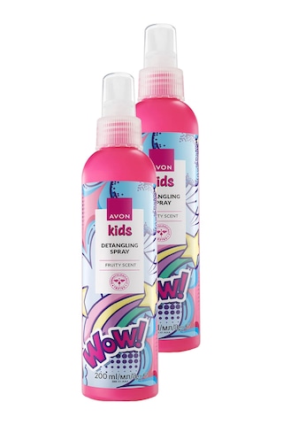 Avon Kids Wow Çocuklar İçin Meyve Kokulu Saç Açıcı Sprey 2 x 200 ML