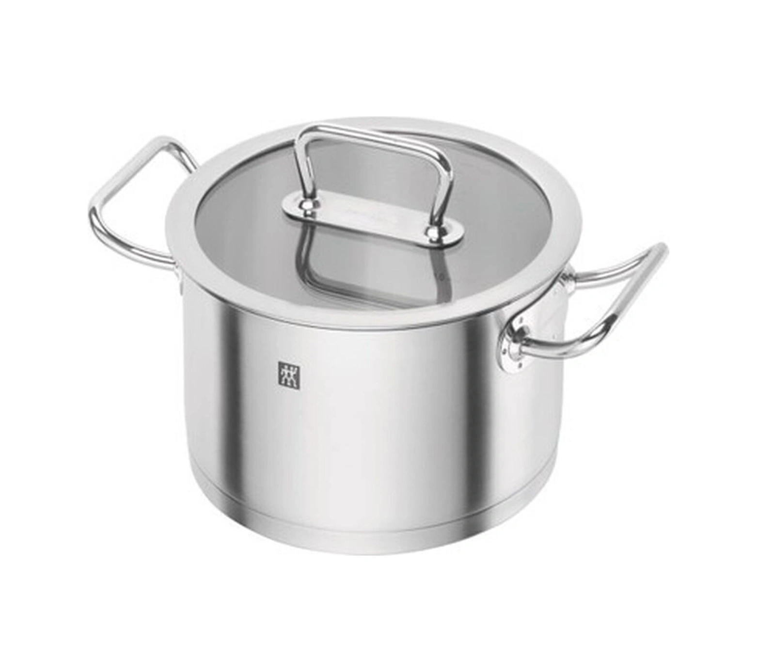 Derin Tencere, 20 Cm, Yuvarlak, 18/10 Paslanmaz Çelik Bakır - Siyah