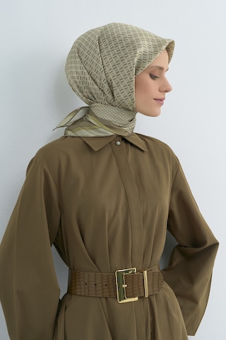 Armine Saf İpek Sura Eşarp-2026 İlkbahar-yaz- 950200d Yeşil