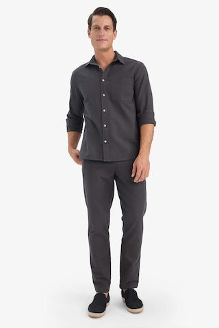 Defacto %100 Pamuk Slim Fit Keten Görünümlü Jogger Antrasit Erkek Pantolon D2671ax/ar9 Antrasit