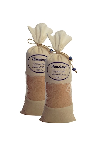 Zencefil Organik Himalaya Tuzu Bez Torbada 2 x 1 KG