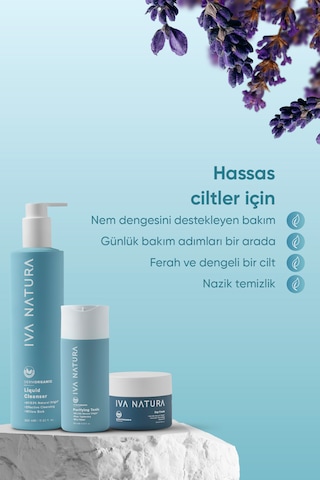 Iva Natura Dermorganik Mevsimsel Denge Cilt Bakım Seti Arındırıcı,gözenek Sıkılaştırıcı 3'lü Ritüel