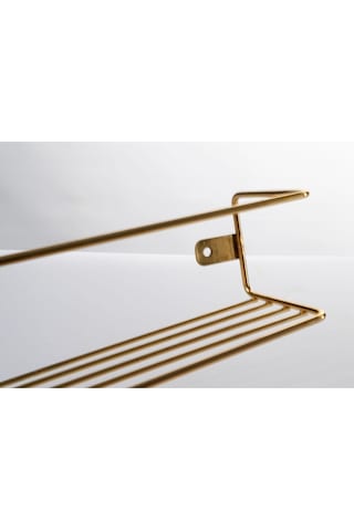 Çok Amaçlı Tek Katlı Raf Baharatlık Gold Çok Renkli