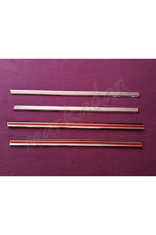 Woc Chrome Fiat Palio Krom Cam Çıtası 1998-2011 4 Parça  Paslanmaz