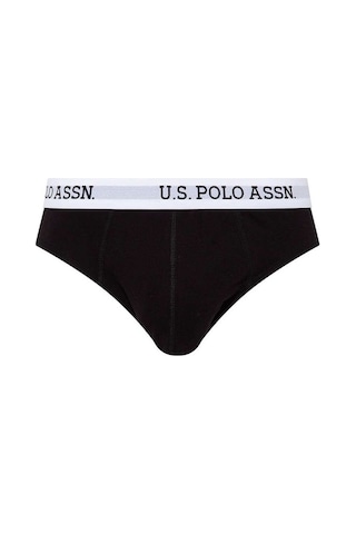 U.S. Polo Assn. Erkek Siyah Tekli Slip 80452Y Siyah