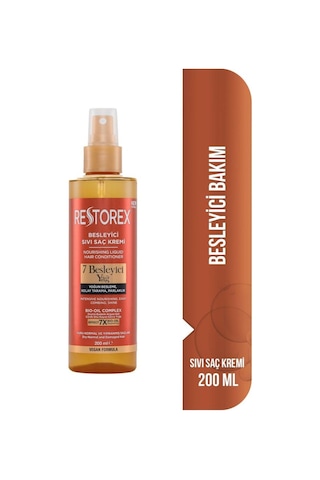 Restorex Besleyici Bakım Sıvı Saç Kremi 200 Ml - 7 Besleyici Yağ