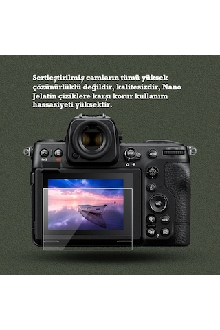 Canon Eos 2000d Uyumlu 3 Adet Fotograf Makinesi Için Lcd Ekran Koruyucu Nano Jelatin