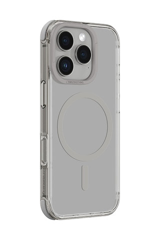 Apple Uyumlu iPhone 16 Pro Kılıf Magsafe Şarj Özellikli Amazingthing Omni Serisi Kapak Gri