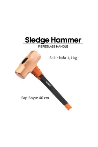 Groz Fiber Saplı Bakır Kıvılcım Çıkarmaz Madırga 1.1 Kg