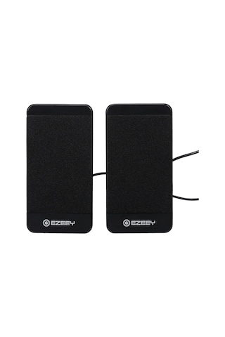 Yunboo S4 Siyah Usb Multimedya Hoparlörü - Taşınabilir Bilgisayar/laptop/ Telefon Hoparlörü, 3.5mm Ses Portu, Plug & Play, 2.5w 2 Güç