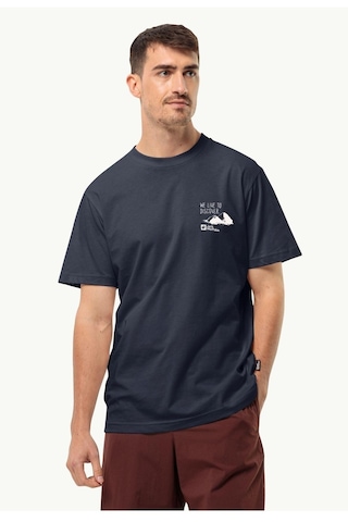 Jack Wolfskin Discover T M Erkek T-shirt-mavi